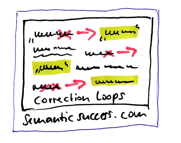 Correction Loops in Semantics